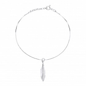 925 Sterling Silver Fancy Leaf Drop 10
