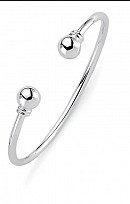 Children's 925 Sterling Silver Anti-Tarnish Torque Bangle