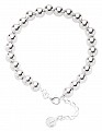 Ladies 925 Sterling Silver Ball Bracelet