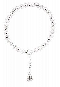 Ladies 925 Sterling Silver Ball Bracelet
