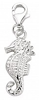 925 Sterling Silver Seahorse Charm