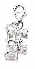 925 Sterling Silver Binocular Charm