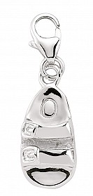 925 Sterling Silver Sandal Charm