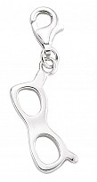 925 Sterling Silver Glasses Charm