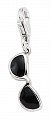 925 Sterling Silver Enamel Sunglasses Charm