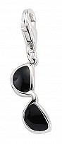 925 Sterling Silver Enamel Sunglasses Charm
