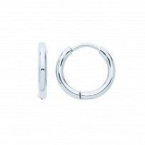 Steel 10mm Hoop Ring Earring