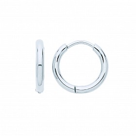 Steel 10mm Hoop Ring Earring