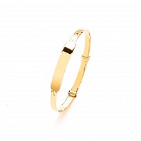 Expandable 9ct Childrens' CZ Bangle
