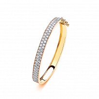 9ct Childrens' CZ Bangle