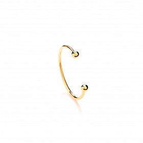 9ct Yellow Gold Children's Torque Solid Bracelet
