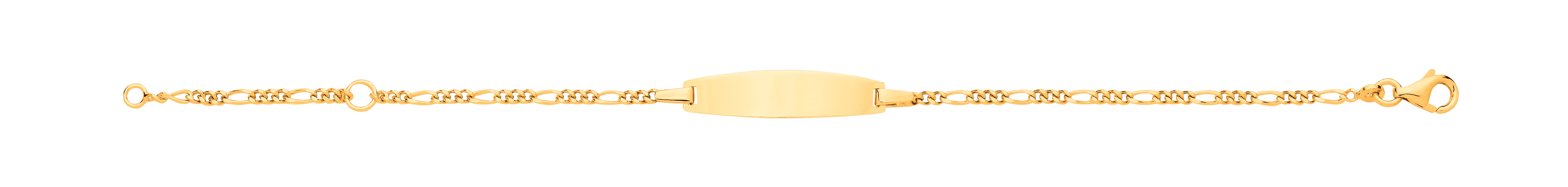 9ct Childrens Figaro ID Bracelet