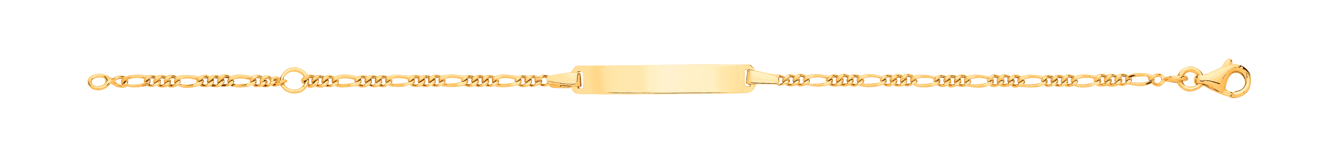 9ct Childrens Figaro ID Bracelet