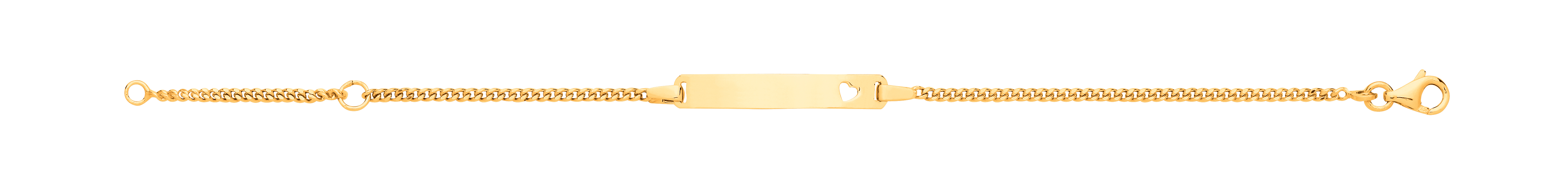 9ct Childrens Curb ID Bracelet