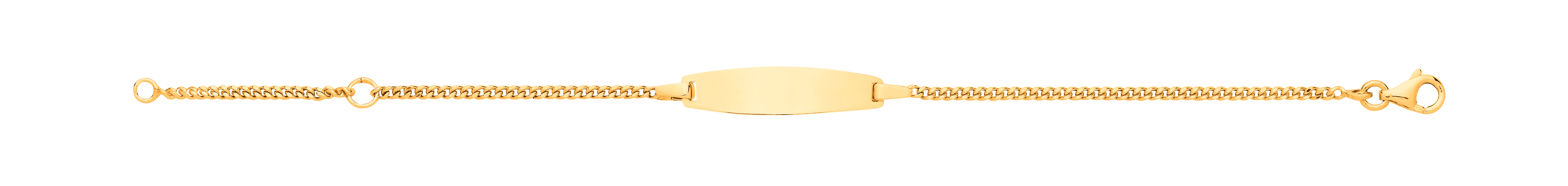 9ct Childrens Curb ID Bracelet