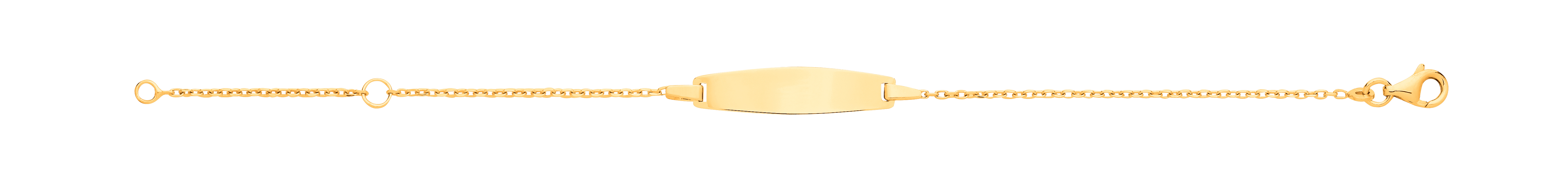 9ct Childrens Trace ID Bracelet