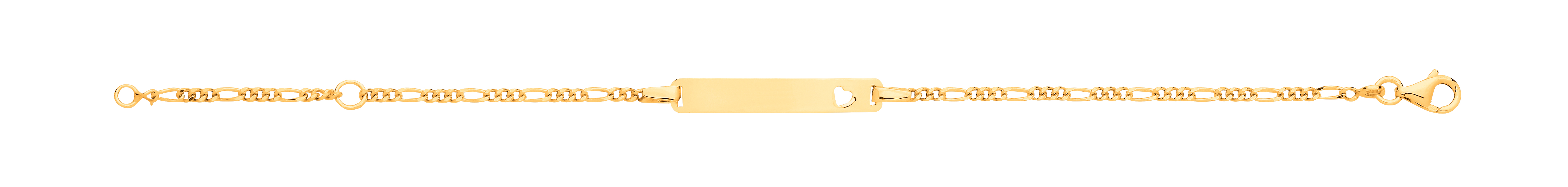 9ct Childrens Figaro ID Bracelet