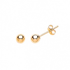 9ct Gold Ball Stud Earrings