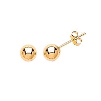 9ct Gold Ball Stud Earrings
