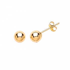 9ct Gold Ball Stud Earrings