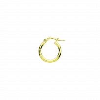 9ct Gold 10mm Hoop Earrings
