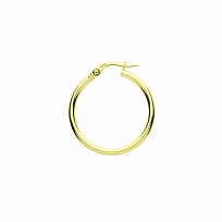 9ct Gold 20mm Hoop Earrings