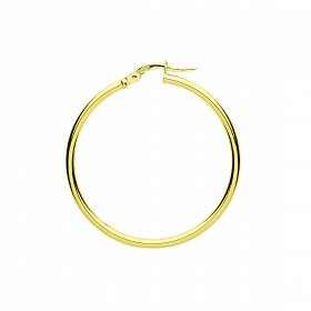 9ct Gold 30mm Hoop Earrings