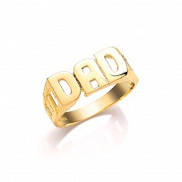 9ct Yellow Dad Ring