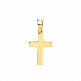 9ct Yellow Gold Small Cross Pendant