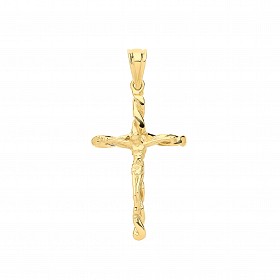 9ct Gold Crucifix Pendant