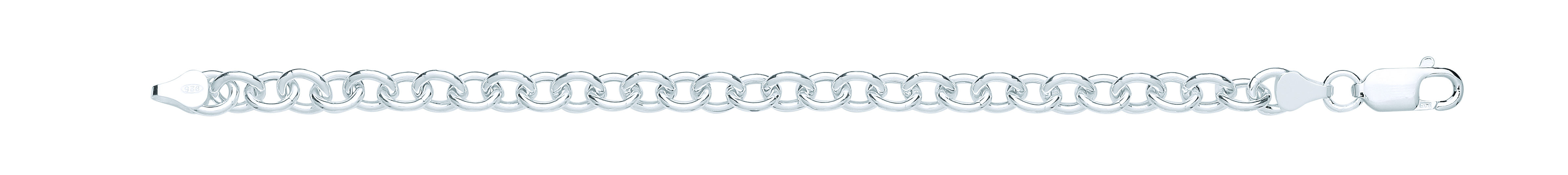 Silver Ladies Belcher Bracelet