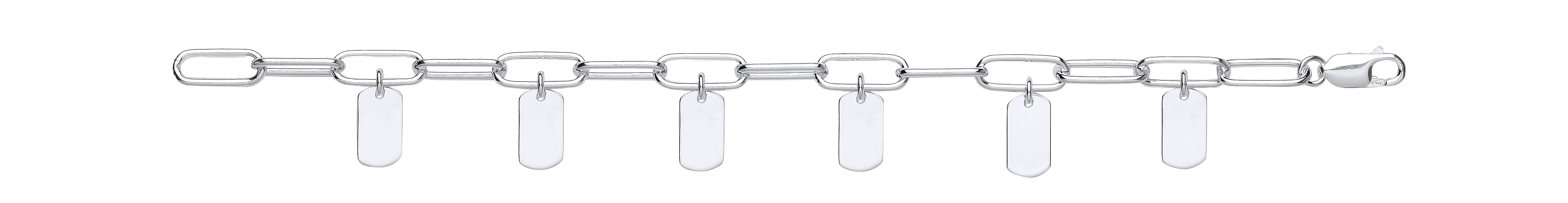 Silver Paper Link 7.5