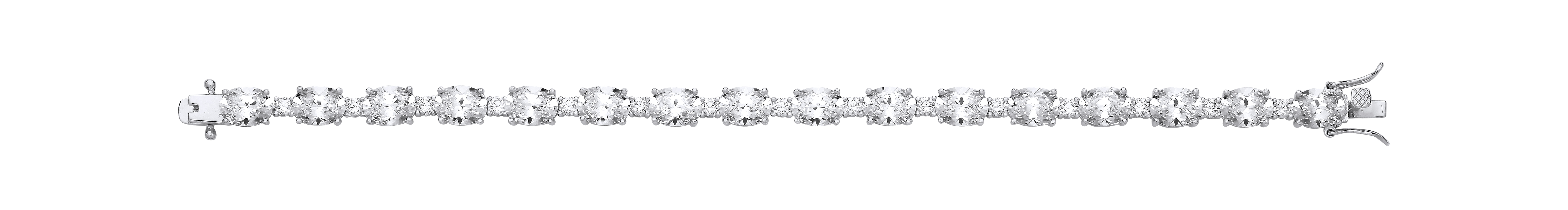 Silver CZ Tennis Bracelet