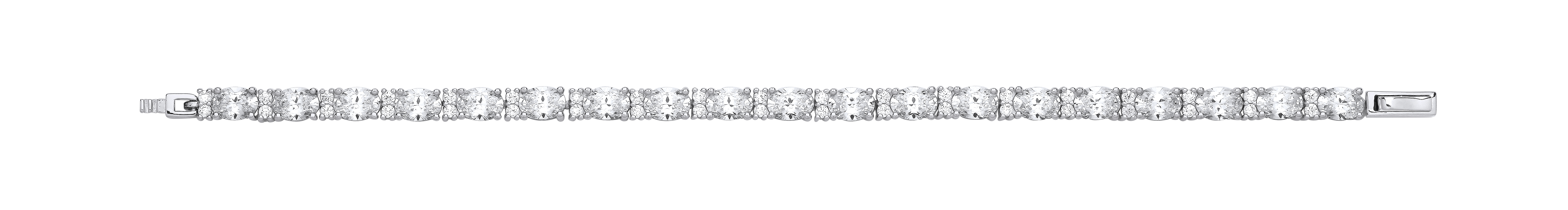 Silver CZ Tennis Bracelet