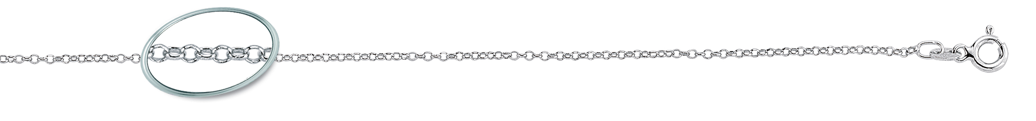 925 Sterling Silver Rhodium Plated 20