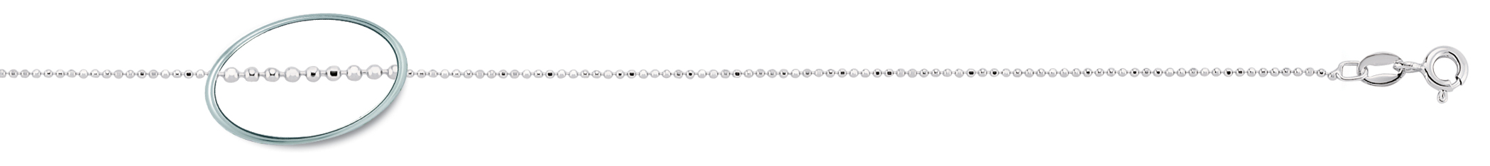 925 Sterling Silver Rhodium Plated 18