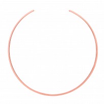 925 Sterling Silver Piana Collarette Rose Gold Plate