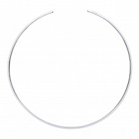 925 Sterling Silver Piana Collarette Rhodium Plate