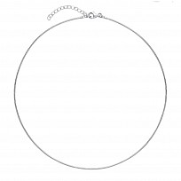 925 Sterling Silver Omega 120 Collarette Rhodium Plate