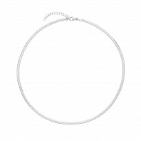 925 Silver Rhodium Plated Magic Collarette Chain - 16