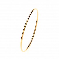 Gold Plated Plain Round Bangle