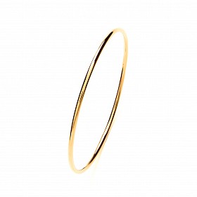 Gold Plated Plain Round Bangle