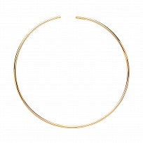 Gold Plated Flexi Tube Fancy Collarette Necklace