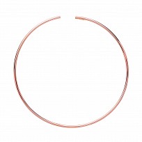 Rose Gold Plated Flexi Tube Fancy Collarette Necklace
