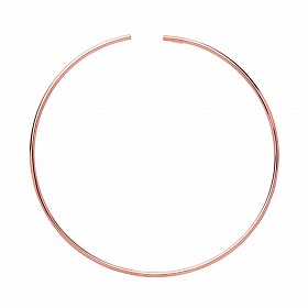 Rose Gold Plated Flexi Tube Fancy Collarette Necklace