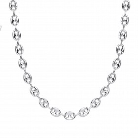 Silver Puffed Mariner Link 18