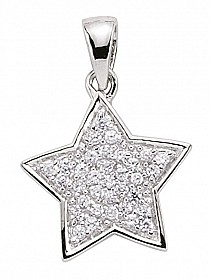 925 Sterling Silver Star Pendant