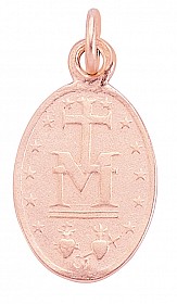 COIN PENDANT - PINK GOLD PLATING