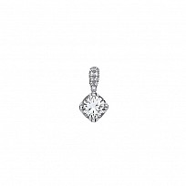 925 Sterling Silver CZ Fancy Pendant