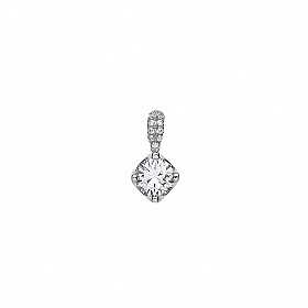 925 Sterling Silver CZ Fancy Pendant